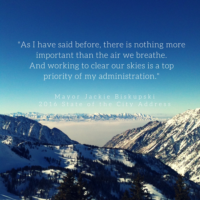 -As I have said before, there is nothing more important than the air we breathe. And working to clear our skies is a top priority of my administration.- (1)