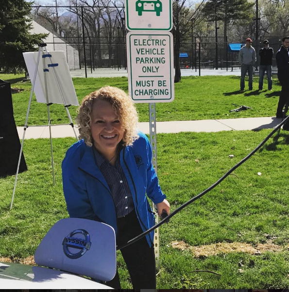 Mayor Biskupski Liberty EV