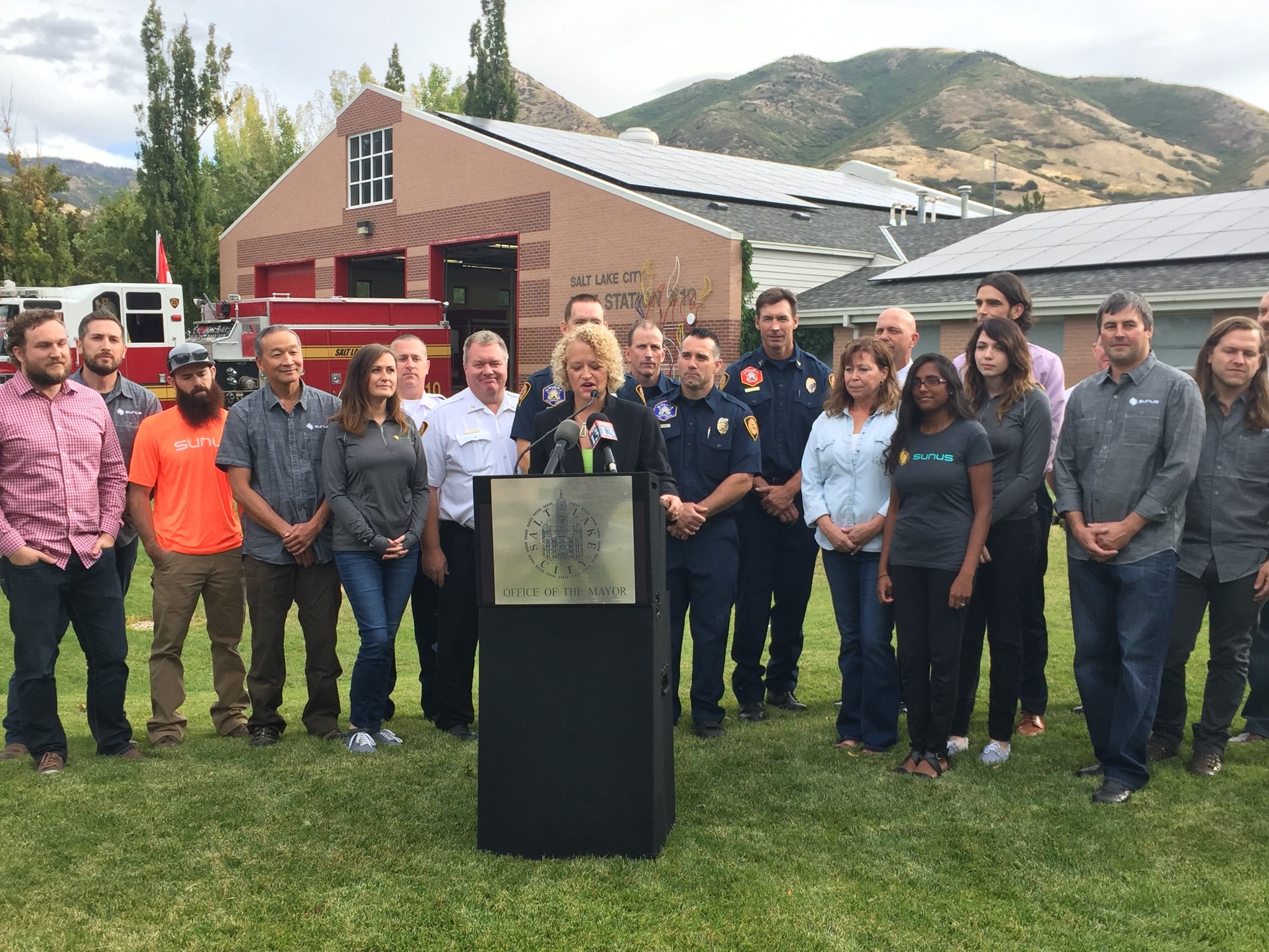 SLC Solar Fire Station 10