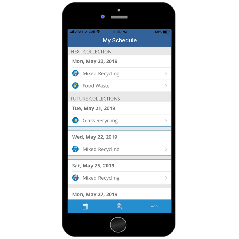 Momentum Recycling mobile app