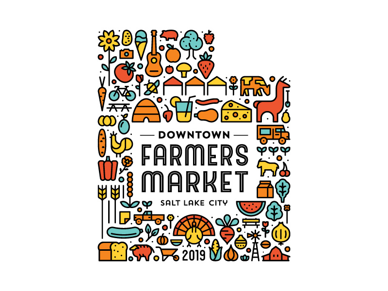 Downtown Farmers Market 2019 Poster