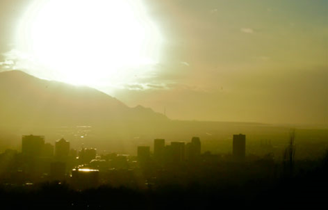 Bad air day in Salt Lake City